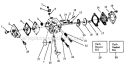Page B Diagram and Parts List for XR-105  Weed Eater Trimmer